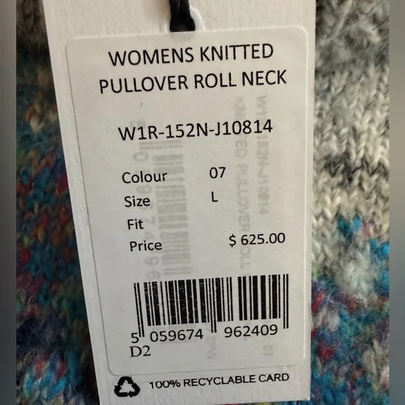PAUL SMITH Women’s Alpaca wool blend turtleneck